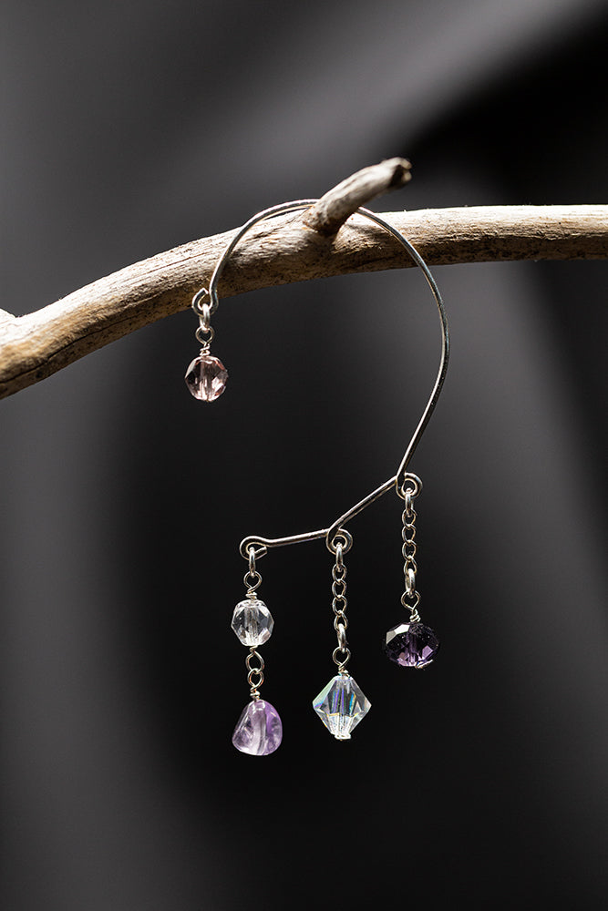 Hely ear cuff, eri kivivaihtoehtoja